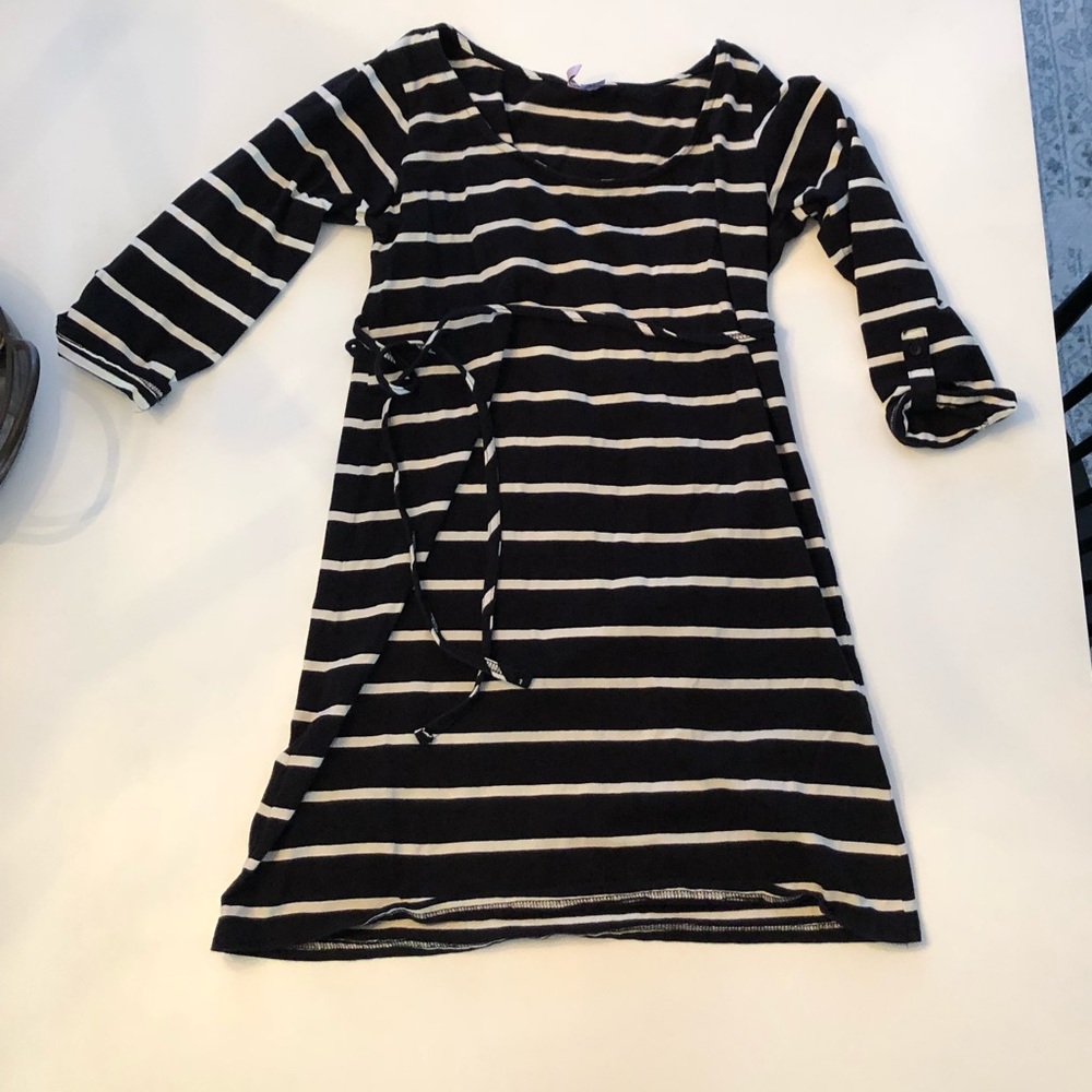 Cue striped maternity dress